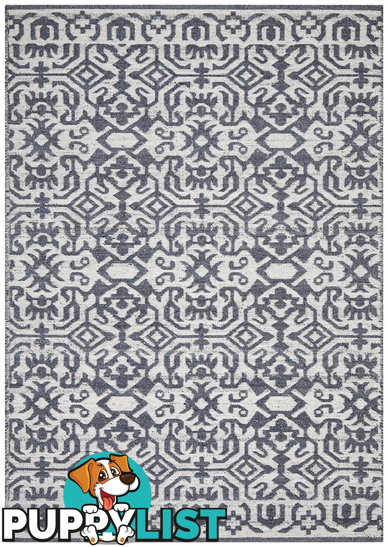 Relic Kian Silver Navy Rug - Unbranded - 9375321848404