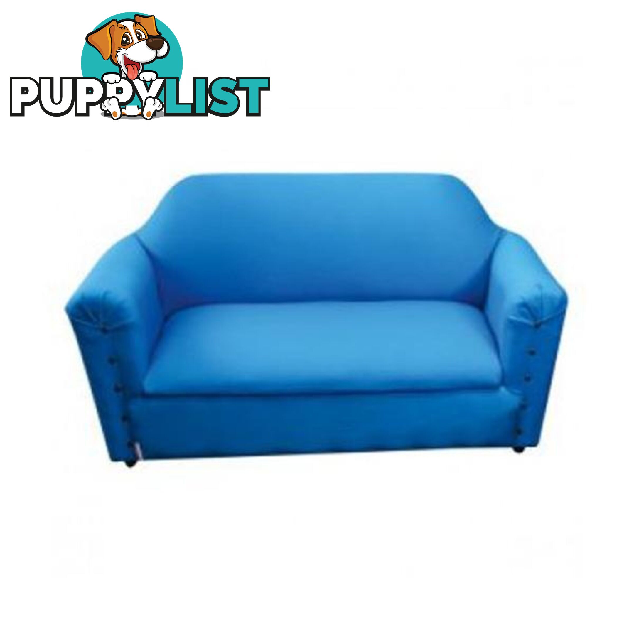 Kidee Lounge Double Seater Sky Blue Sofa - Unbranded - 787976609108