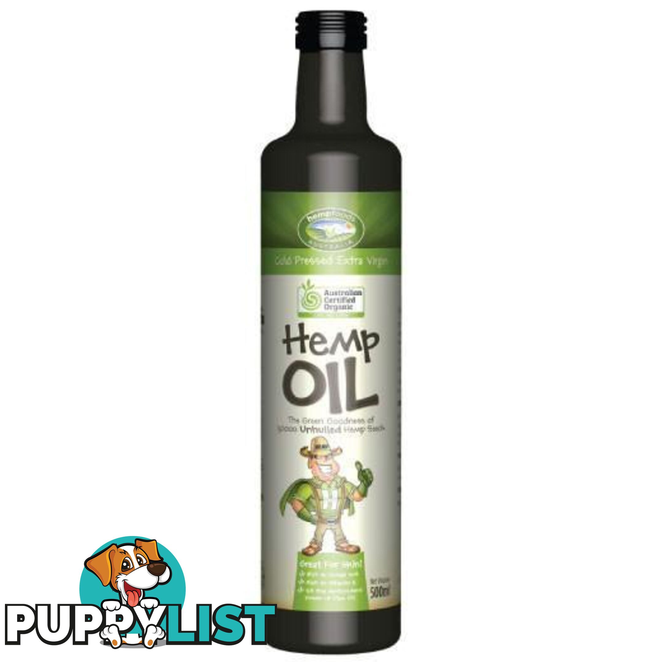 Hemp Seed Oil Organic Certified 500ml - Hemp - 4344744425238