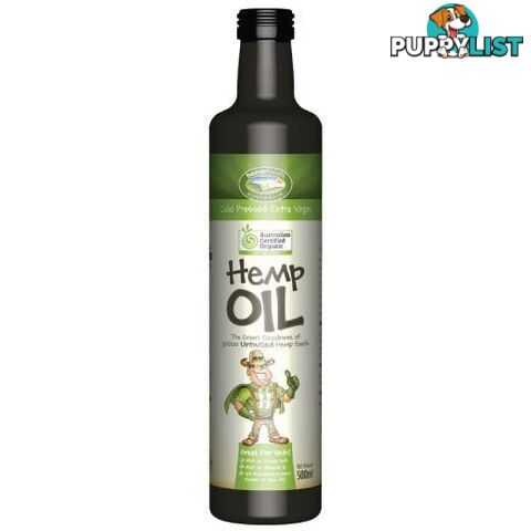 Hemp Seed Oil Organic Certified 500ml - Hemp - 4344744425238