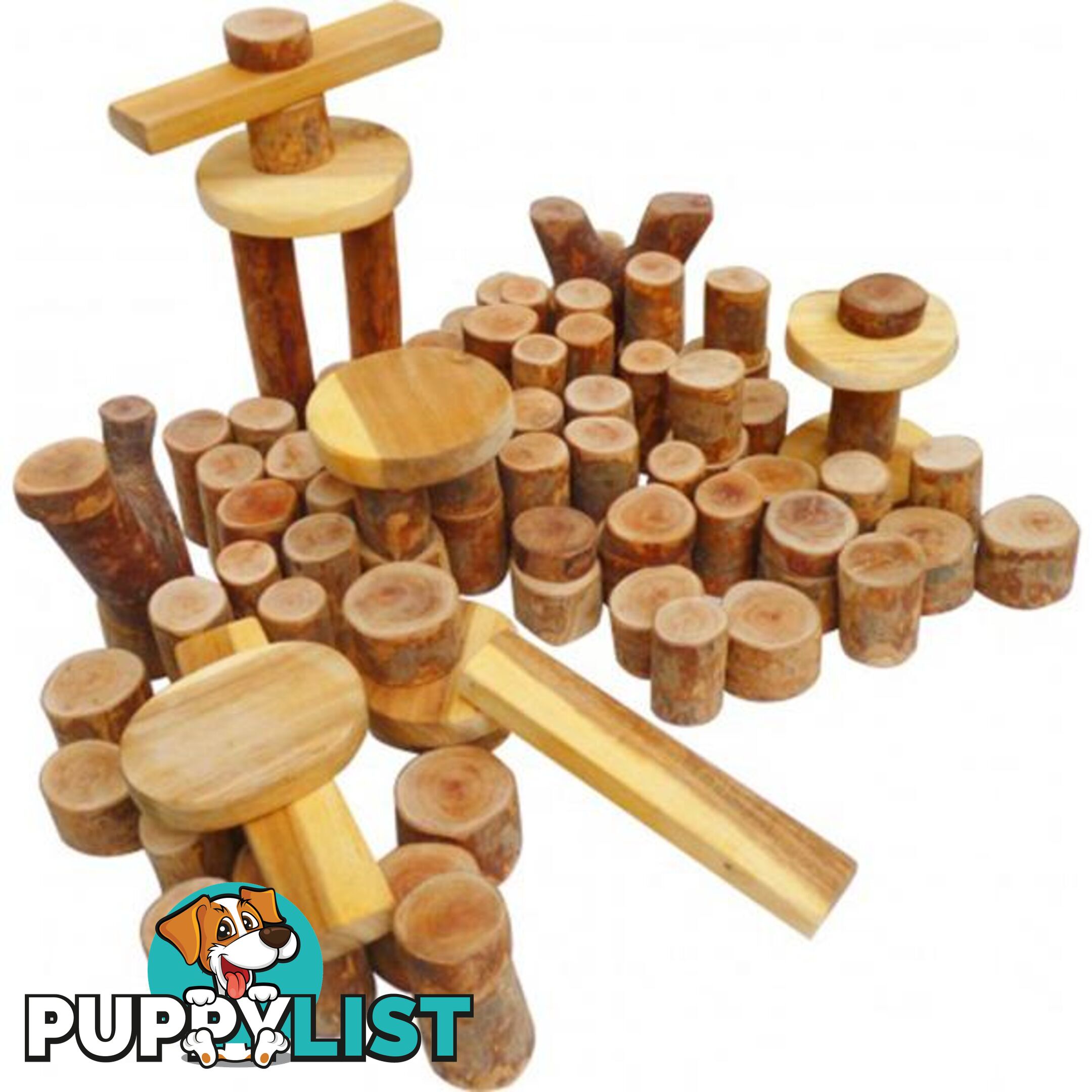 Tree Blocks 106 Pieces - Qtoys - 8936074268591