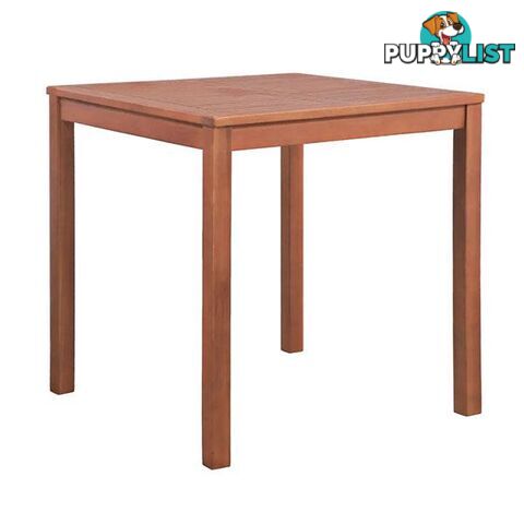 Garden Table 80 X 80 X 74 Cm Solid Acacia Wood - Unbranded - 8718475614067