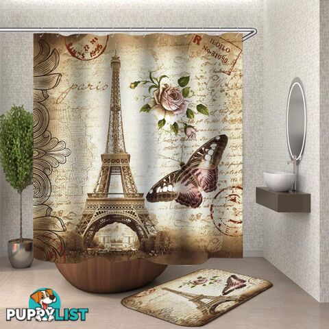 A Postcard From Paris Shower Curtain - Curtain - 7427046075800