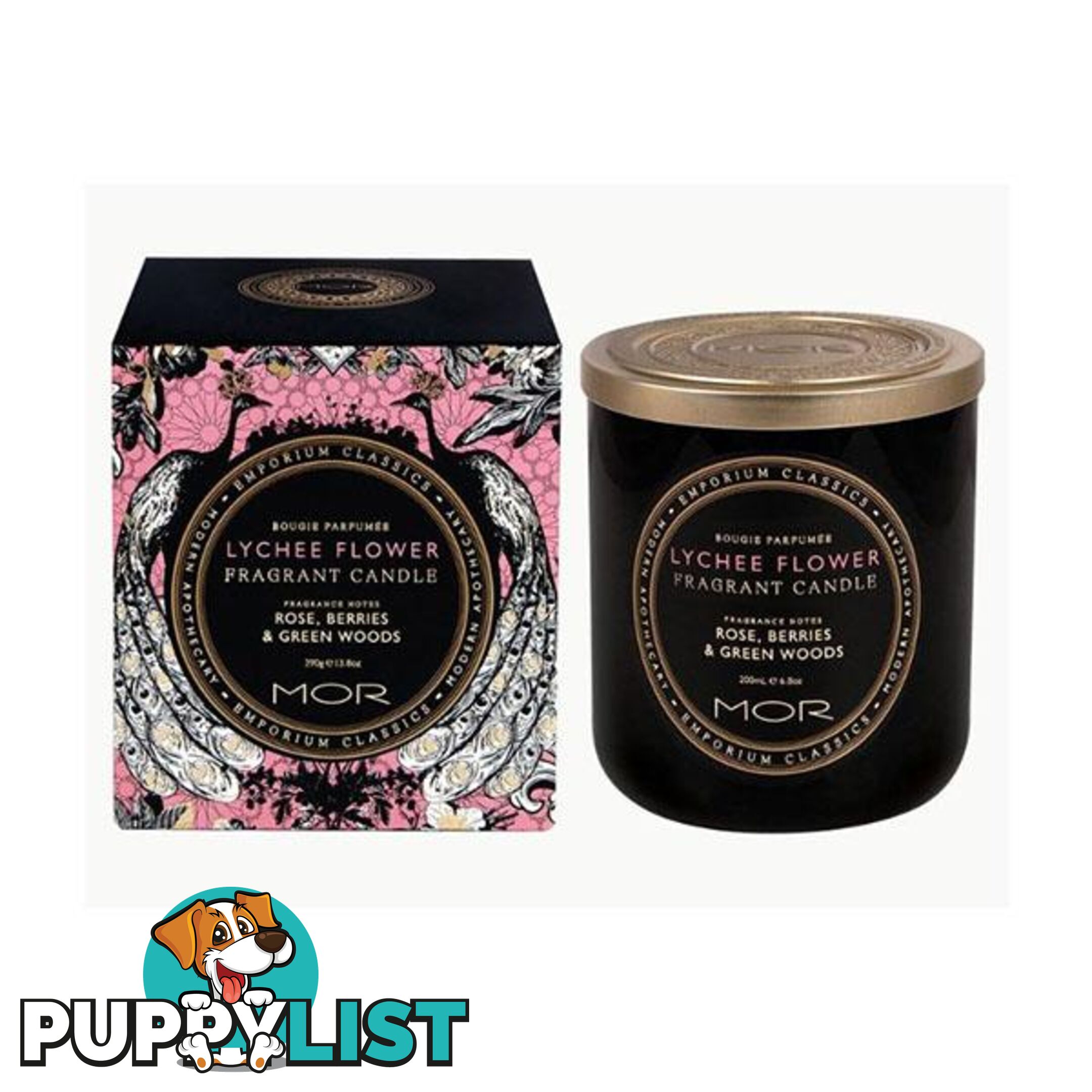 Mor Emporium Classics Fragrant Soy Candle 390G Lychee Flower - MOR - 7427005867446