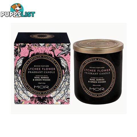 Mor Emporium Classics Fragrant Soy Candle 390G Lychee Flower - MOR - 7427005867446