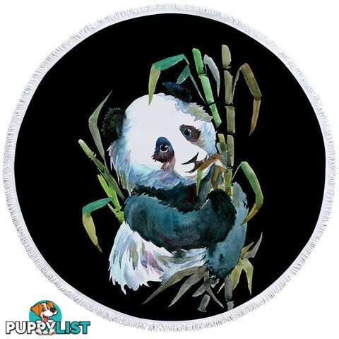 Art Painting Panda Beach Towel - Towel - 7427046305563