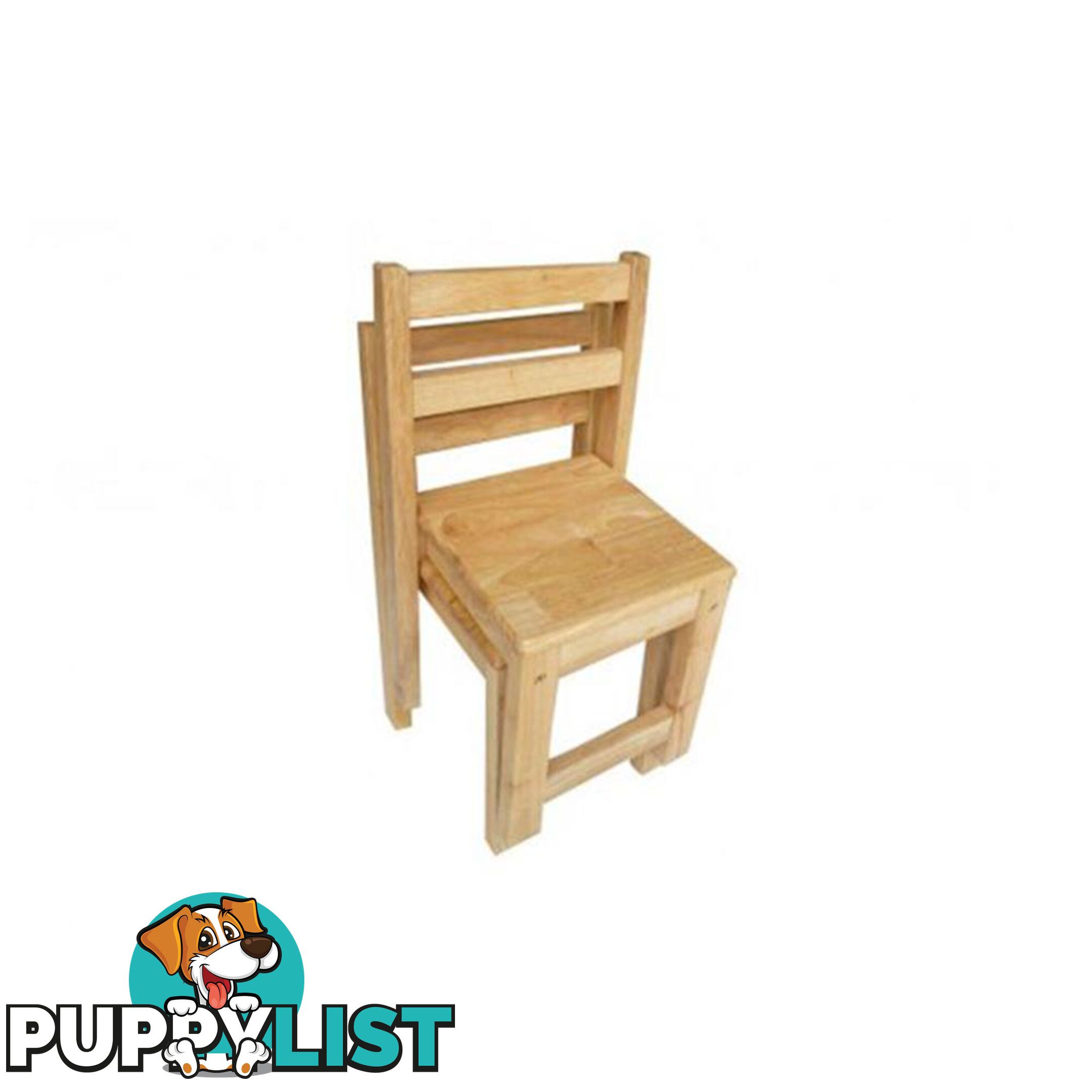 Standard Chairs - Rubberwood - Qtoys - 7427046161947