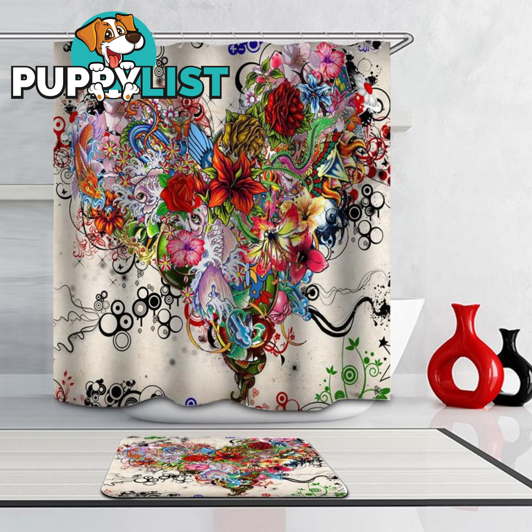 Colorful Mess Shower Curtain - Curtain - 7427005946745