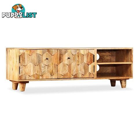 Tv Cabinet Solid Mango Wood 118X35X40 Cm - Tv Cabinet - 787976575380