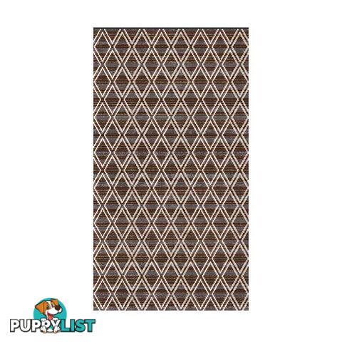 Polypropylene Brown Trendz Rug - Unbranded - 787976628345