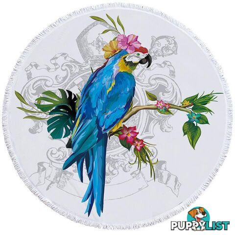 Colorful Parrot Beach Towel - Towel - 7427046320344