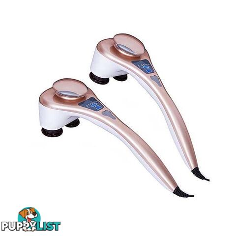 Soga 2X Portable Handheld Massager Soothing Heat Shoulder 4 Heads - Soga - 9476062098100