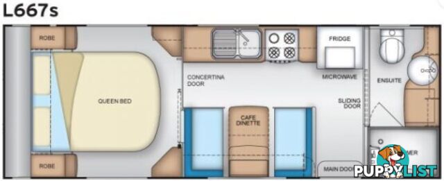 2013 Coromal LIFESTYLE L667s Semi Off Road Caravan