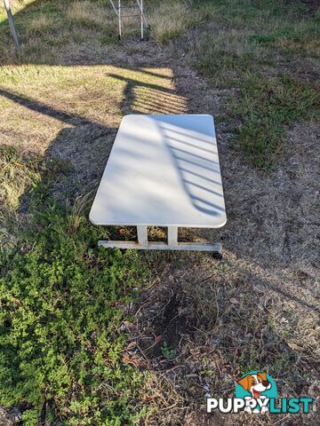 Table 120 cm x 66 cm on Castor Wheels