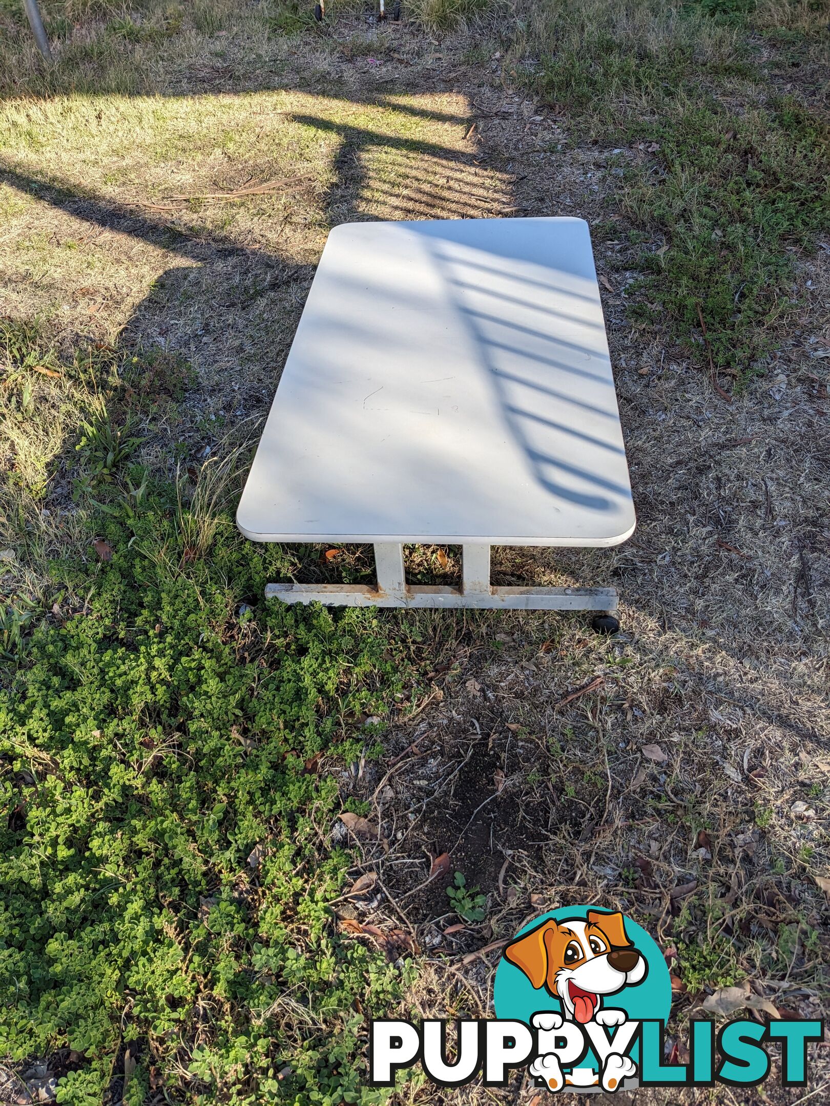 Table 120 cm x 66 cm on Castor Wheels