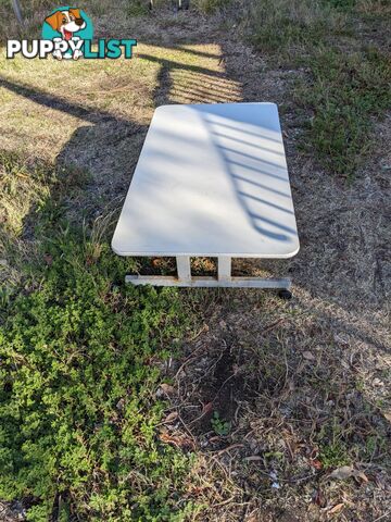Table 120 cm x 66 cm on Castor Wheels
