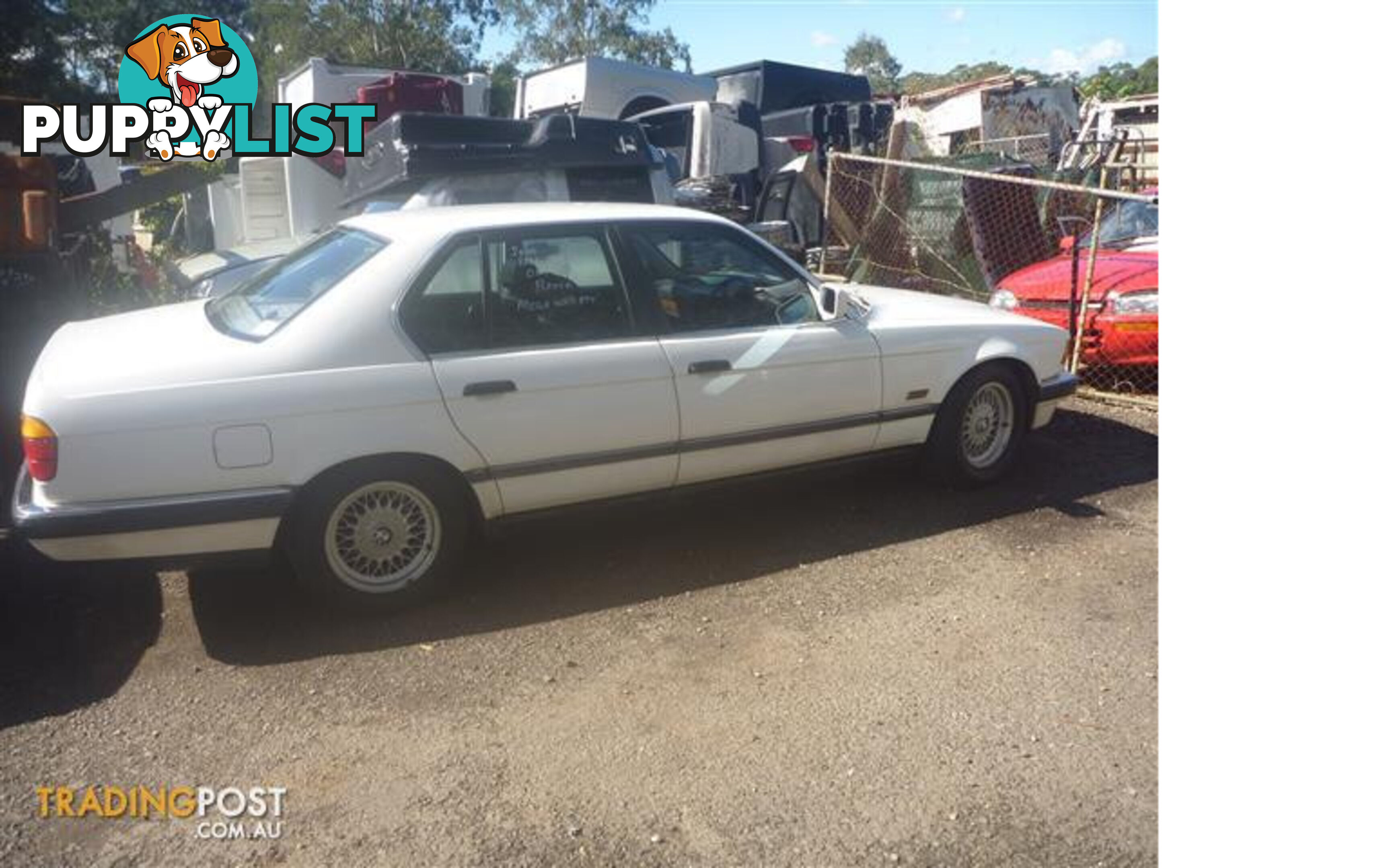 2000 BMW 735i Sedan White. Rare motorsport car. M series. $1500