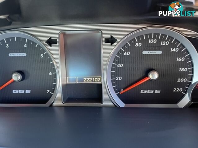 2009  FORD FALCON G6E FG SEDAN