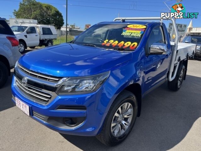 2017  HOLDEN COLORADO LS SINGLE CAB RG MY18 CAB CHASSIS