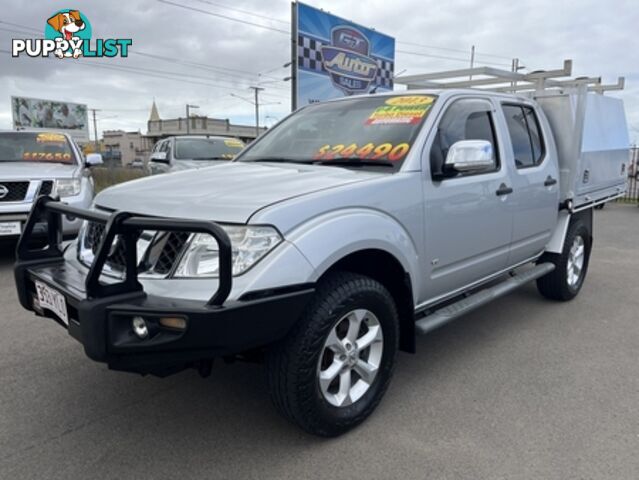 2012  NISSAN NAVARA ST-X 550 D40 S5 MY12 UTILITY