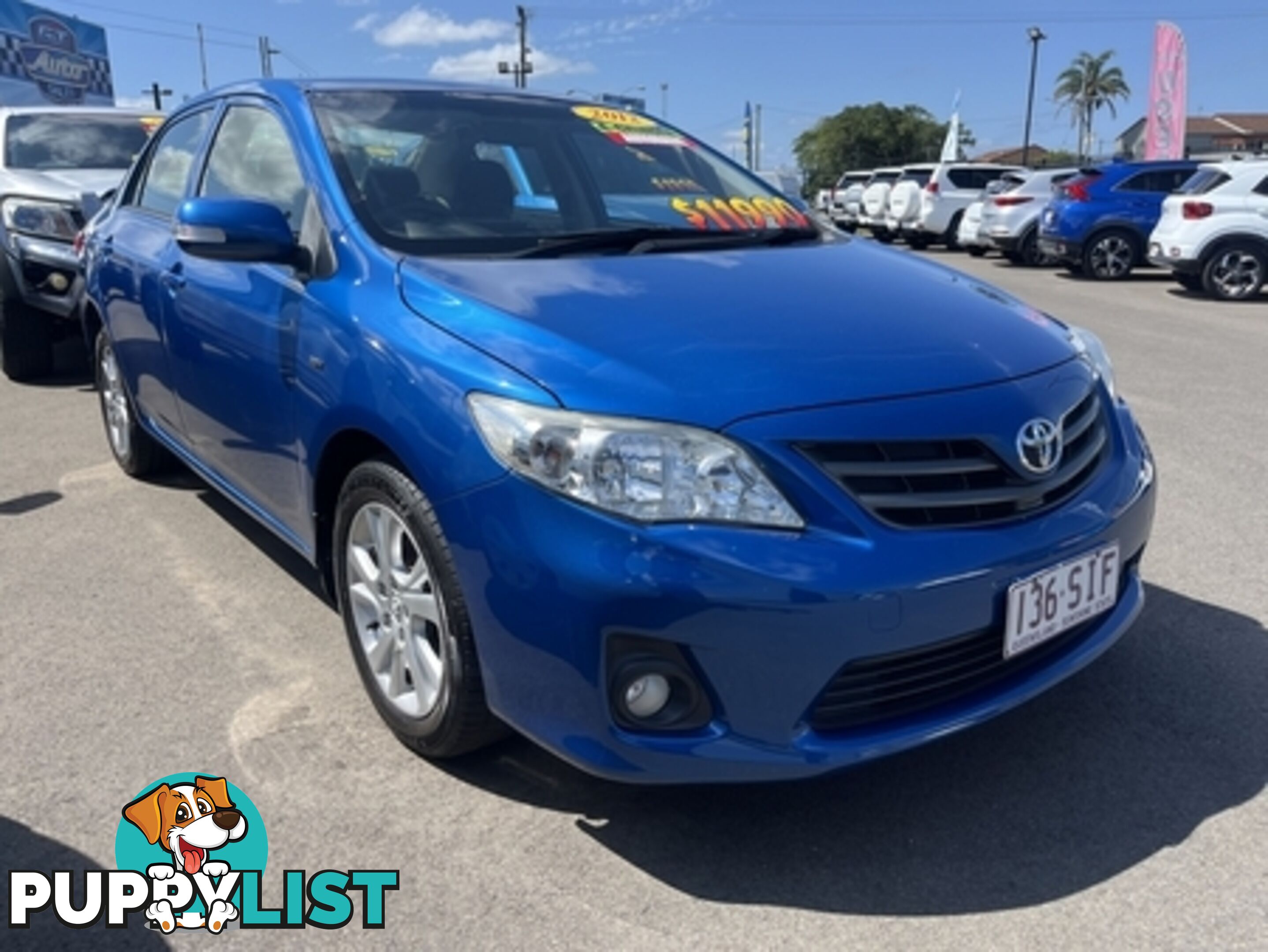 2012  TOYOTA COROLLA ASCENT SPORT ZRE152R MY11 SEDAN