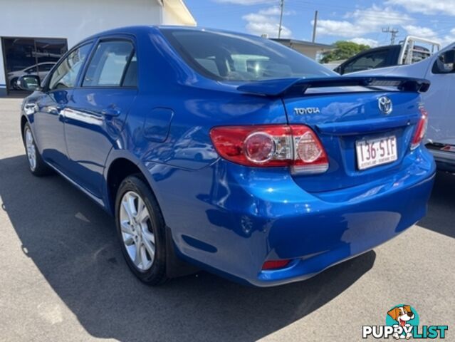 2012  TOYOTA COROLLA ASCENT SPORT ZRE152R MY11 SEDAN