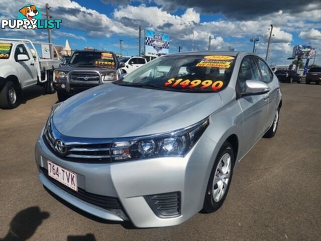 2014  TOYOTA COROLLA Ascent S-CVT ZRE172R SEDAN