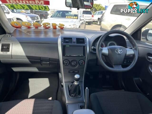2012  TOYOTA COROLLA ASCENT ZRE152R MY11 SEDAN