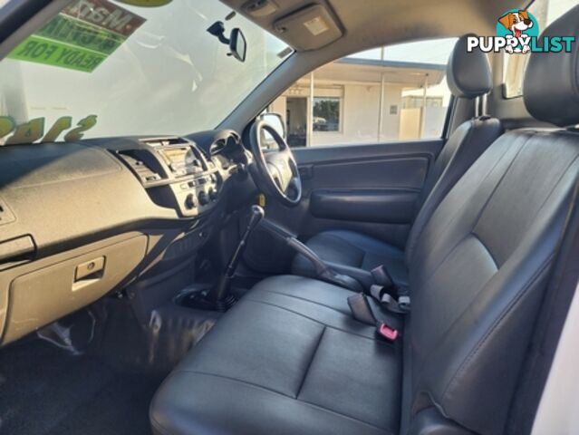 2012  TOYOTA HILUX WORKMATE SINGLE CAB TGN16R MY12 CAB CHASSIS