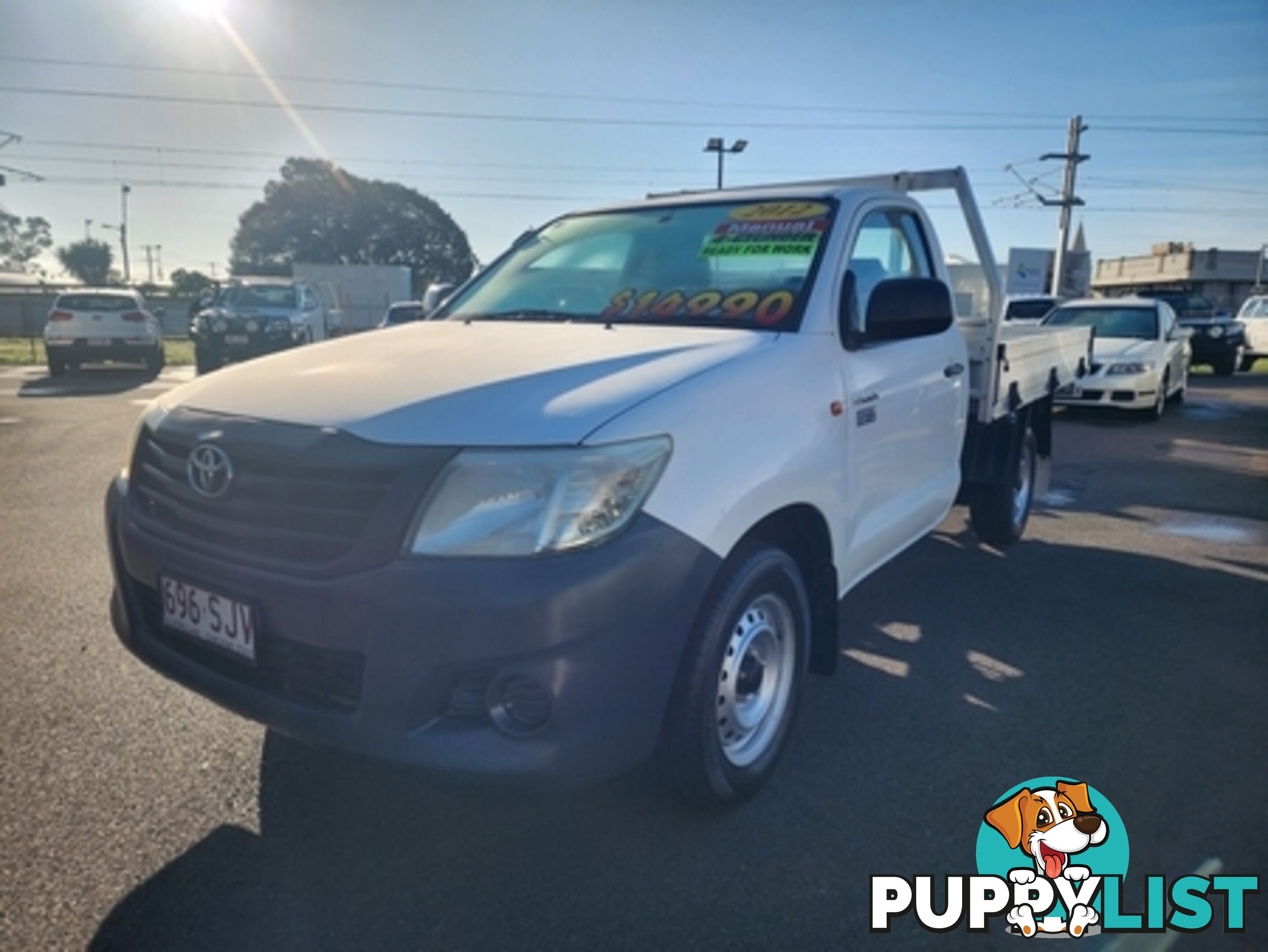 2012  TOYOTA HILUX WORKMATE SINGLE CAB TGN16R MY12 CAB CHASSIS