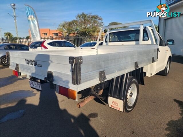 2012  TOYOTA HILUX WORKMATE SINGLE CAB TGN16R MY12 CAB CHASSIS