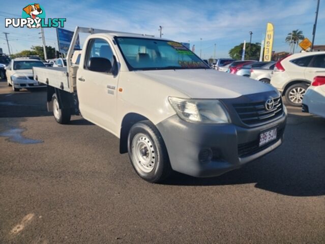 2012  TOYOTA HILUX WORKMATE SINGLE CAB TGN16R MY12 CAB CHASSIS