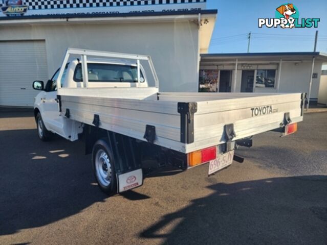 2012  TOYOTA HILUX WORKMATE SINGLE CAB TGN16R MY12 CAB CHASSIS