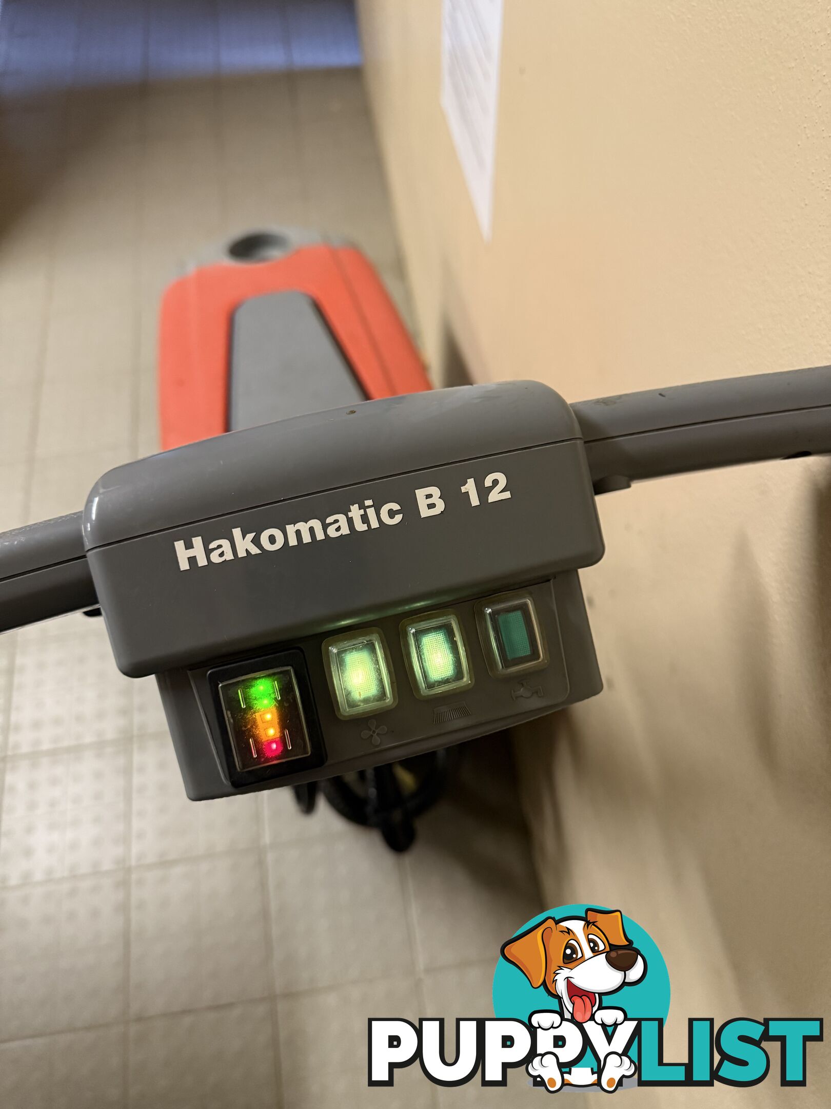 Hako walk behind floor scrubber
