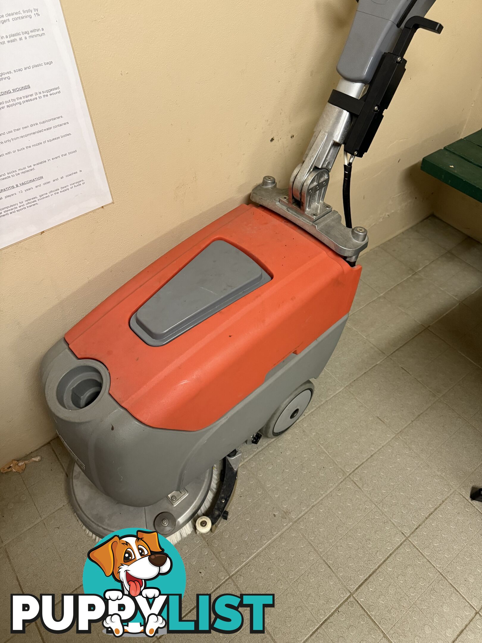 Hako walk behind floor scrubber
