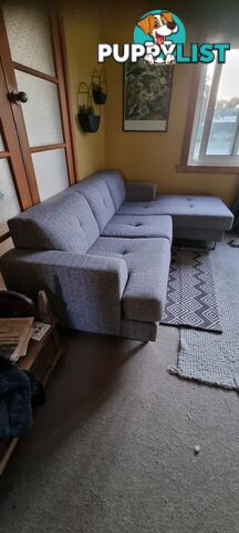 Semi modular chaise couch