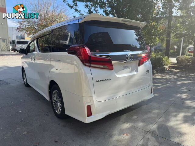 2022 TOYOTA ALPHARD SR C AYH30 WAGON