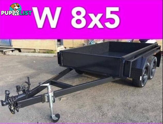 8x5 TANDEM TRAILER HEAVY DUTY 2ton FULL CHECKER PLATE LOCAL MADE