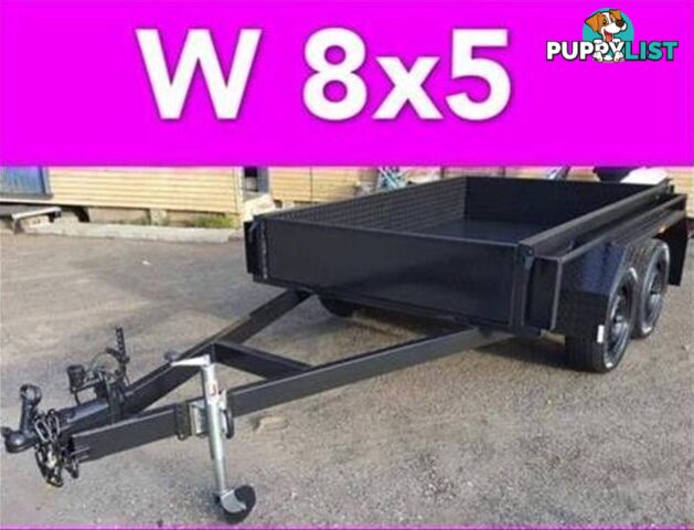 8x5 TANDEM TRAILER HEAVY DUTY 2ton FULL CHECKER PLATE LOCAL MADE