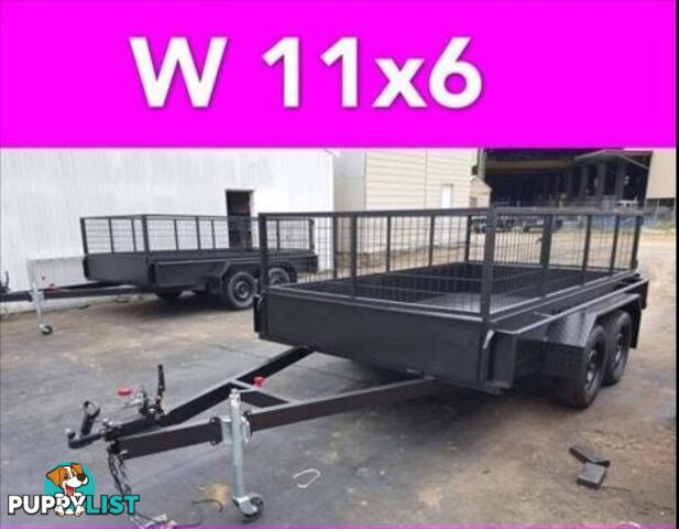 11x6 TANDEM TRAILER CAGED 2000KG FULL CHK PTE ALSO GOT 10X6 12X6