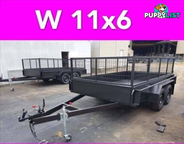 11x6 TANDEM TRAILER CAGED 2000KG FULL CHK PTE ALSO GOT 10X6 12X6