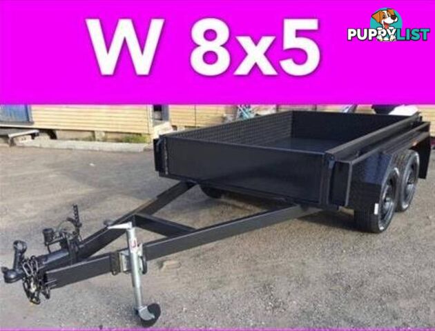 8x5 TANDEM TRAILER HEAVY DUTY 2ton FULL CHECKER PLATE LOCAL MADE