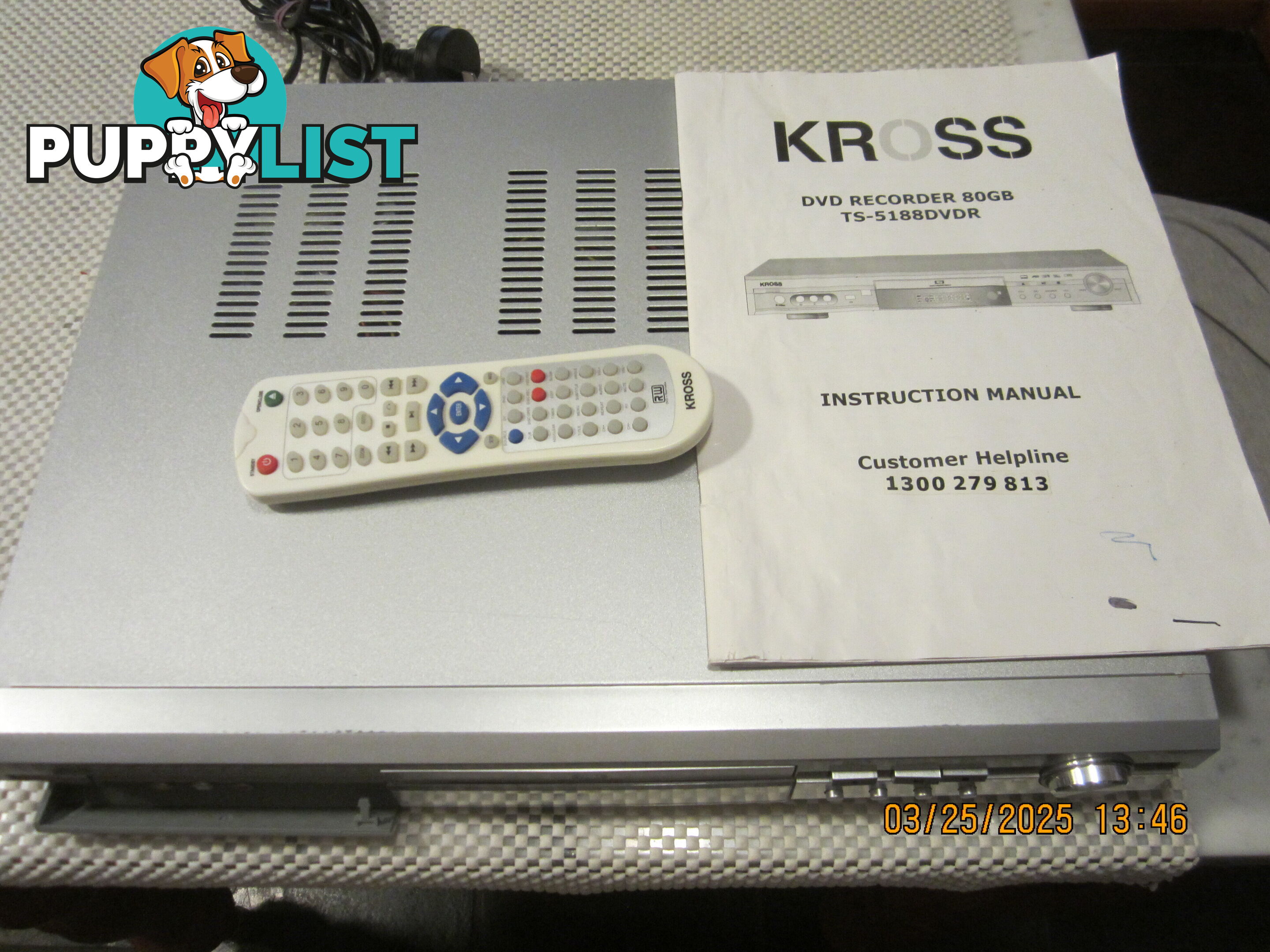 TWO devices in this package, VHS VCR & a DVD-HARD DRIVE PVR recorder,