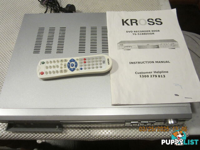 TWO devices in this package, VHS VCR & a DVD-HARD DRIVE PVR recorder,