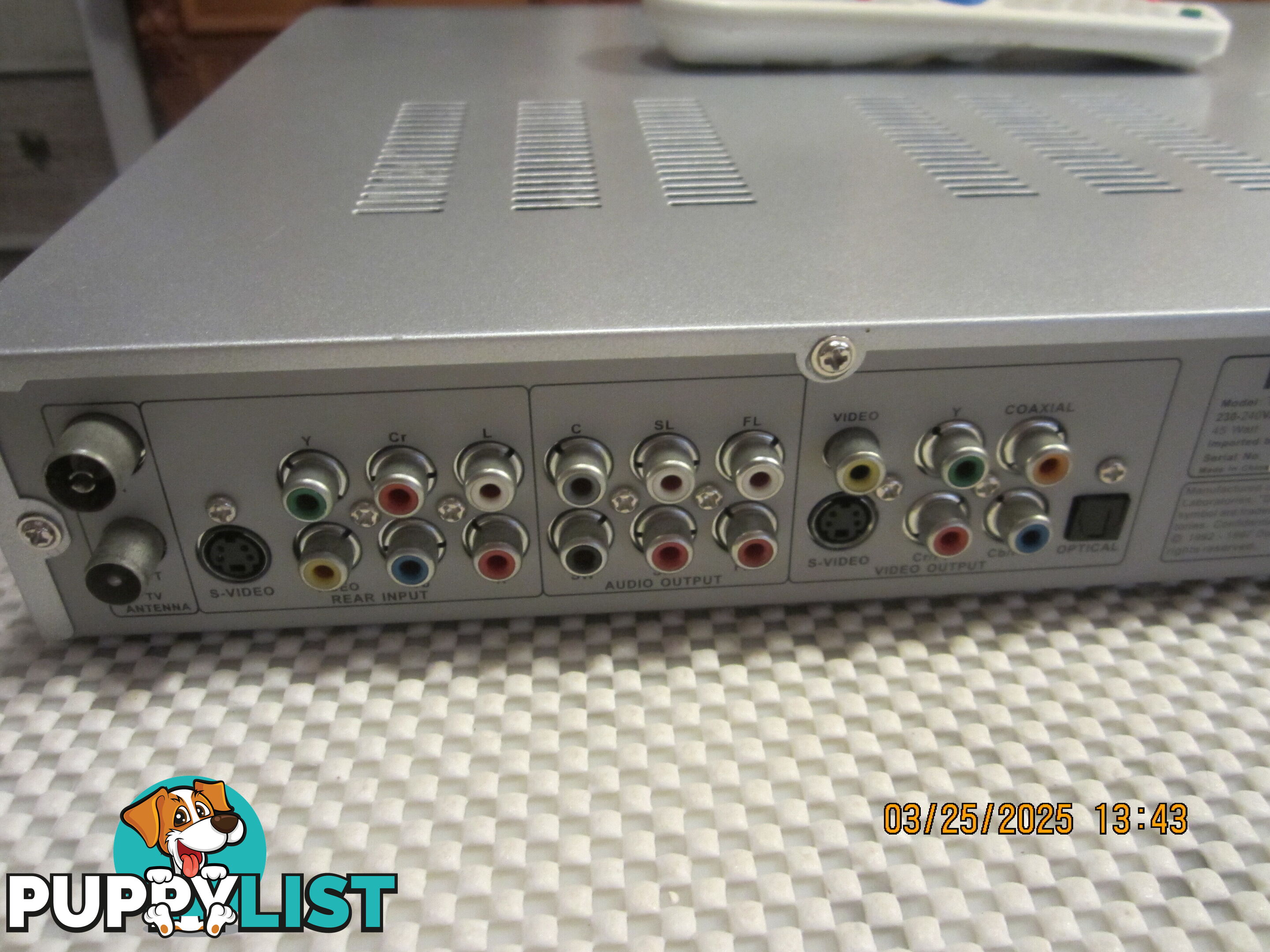 TWO devices in this package, VHS VCR & a DVD-HARD DRIVE PVR recorder,