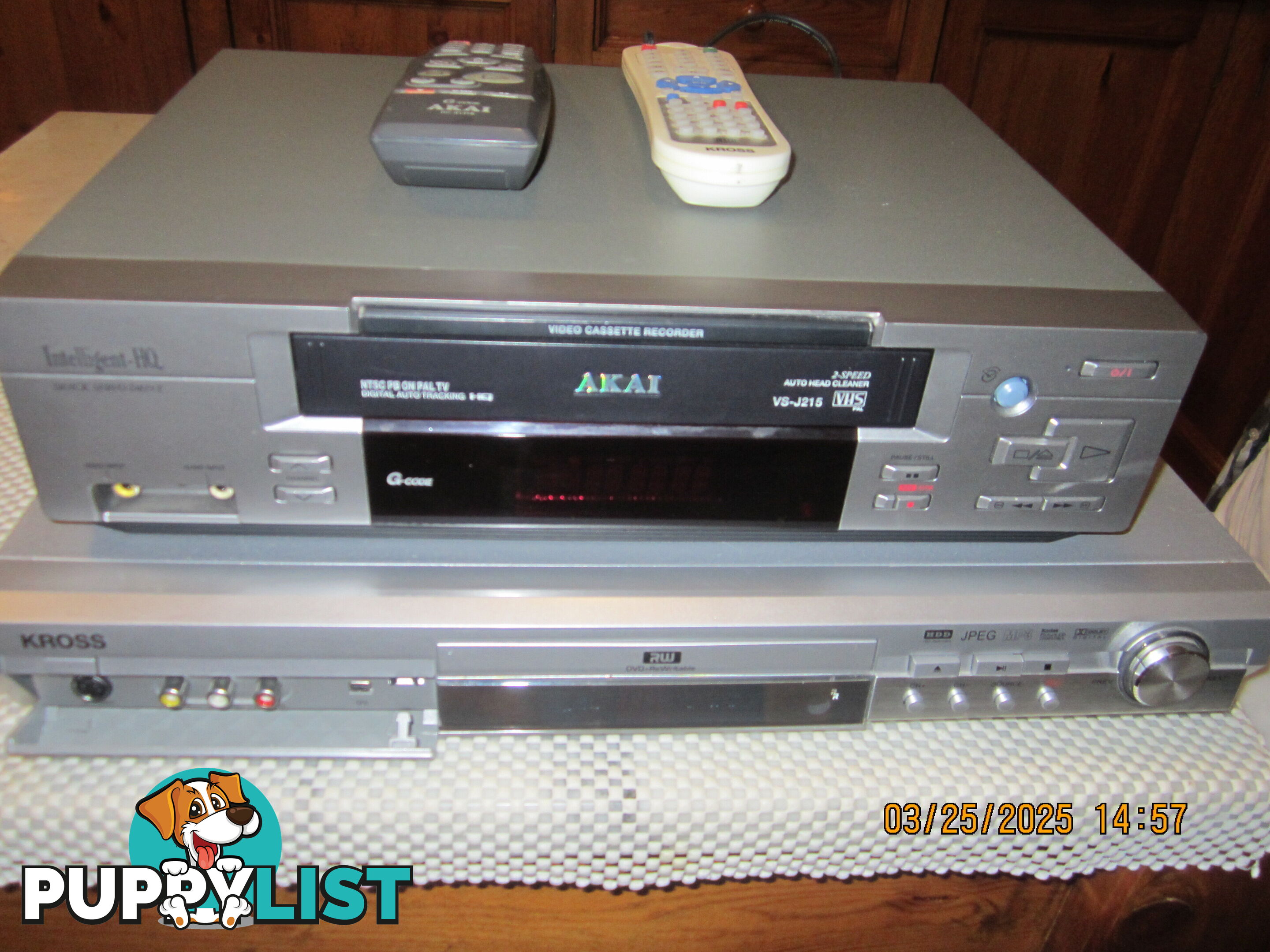TWO devices in this package, VHS VCR & a DVD-HARD DRIVE PVR recorder,