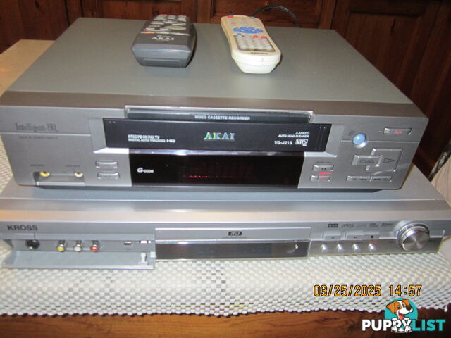 TWO devices in this package, VHS VCR & a DVD-HARD DRIVE PVR recorder,