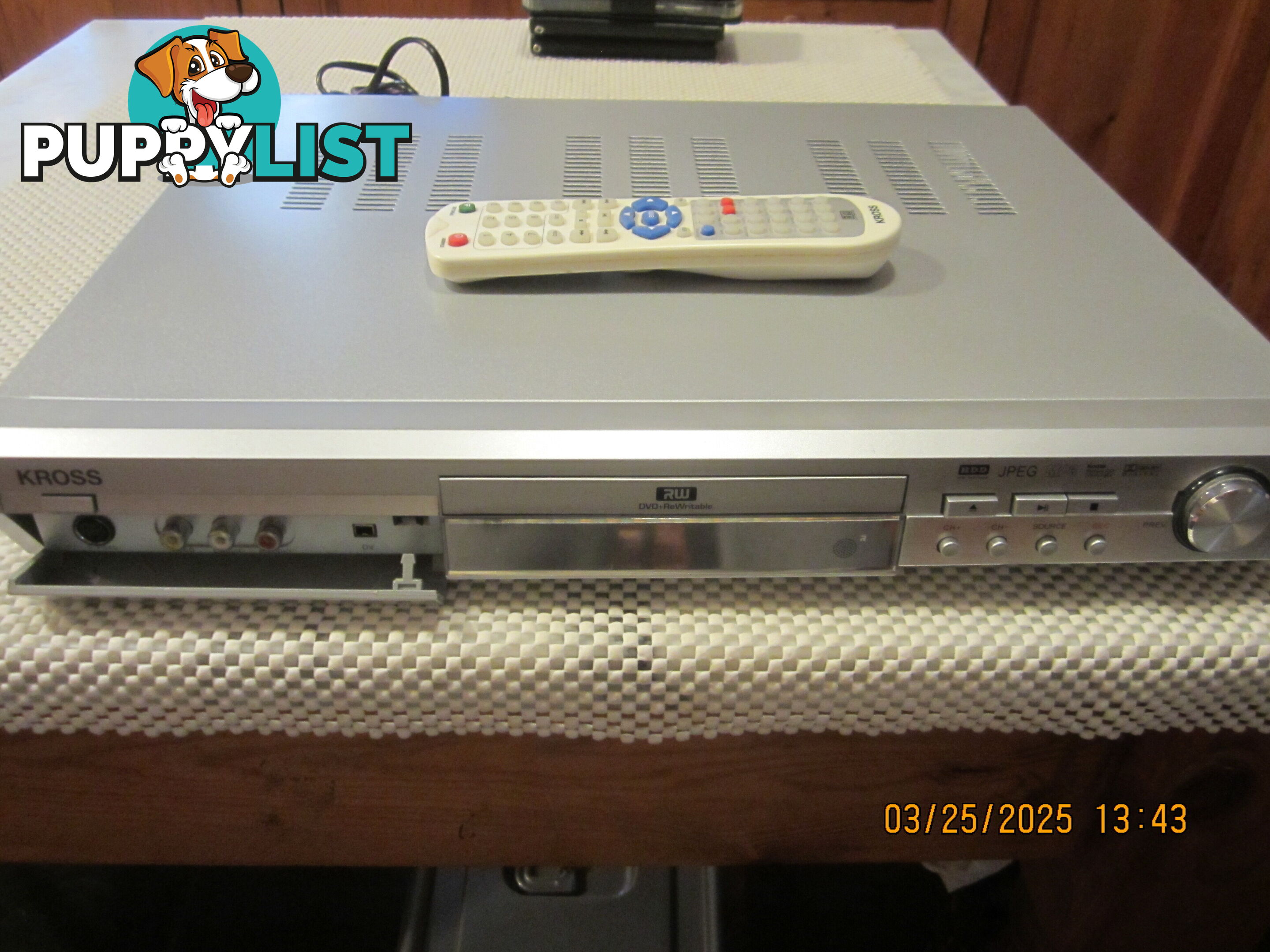 TWO devices in this package, VHS VCR & a DVD-HARD DRIVE PVR recorder,