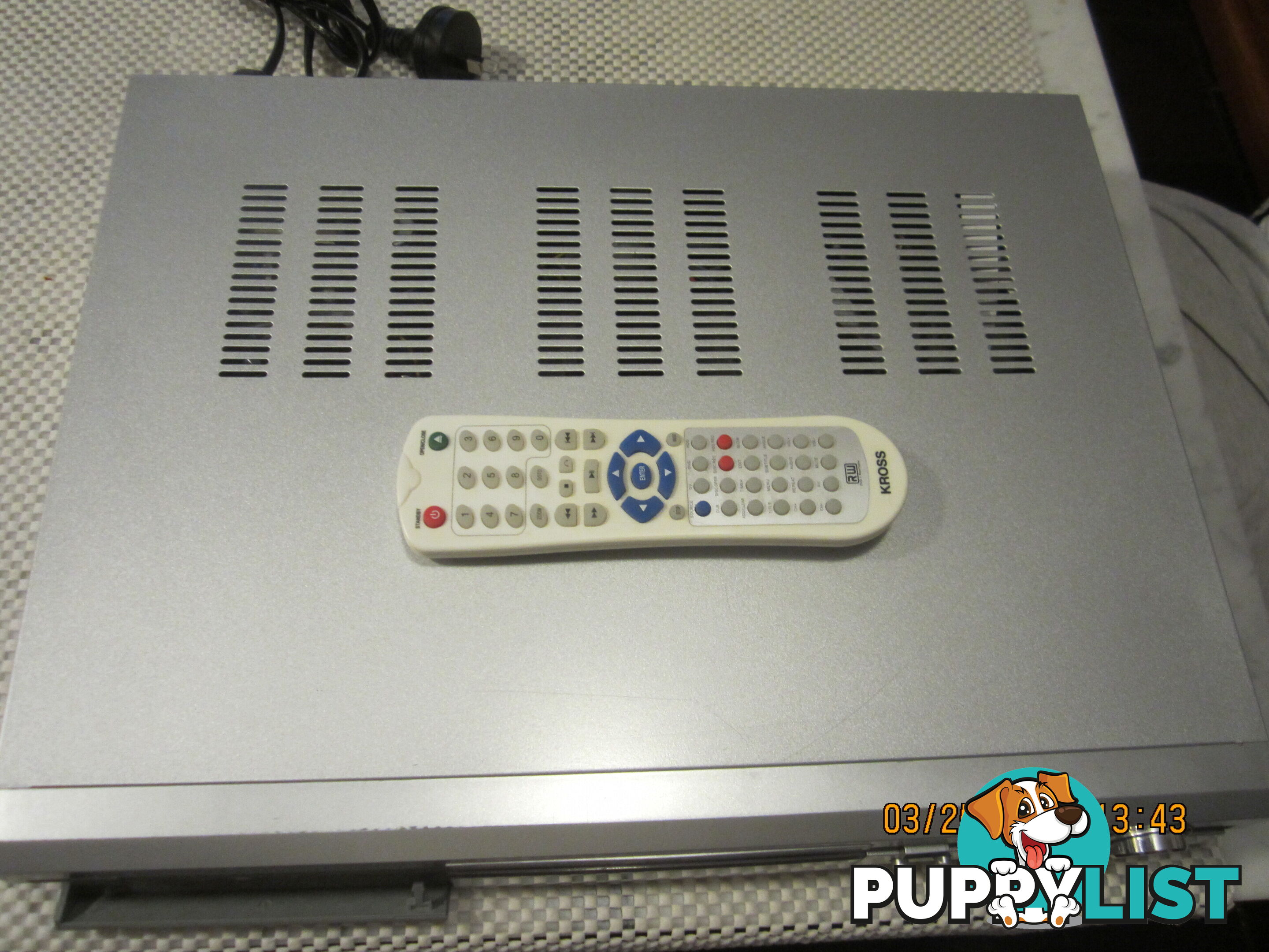 TWO devices in this package, VHS VCR & a DVD-HARD DRIVE PVR recorder,