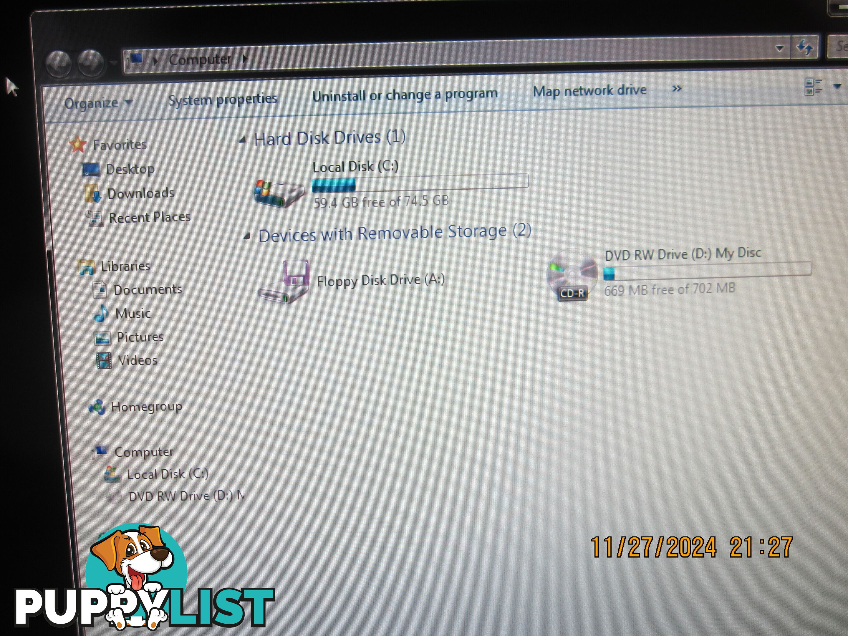 ACER DESKTOP PC. INC MONITOR. KEYBOARD. OPTICAL MOUSE, WINDOWS 7. S/PACK-1.